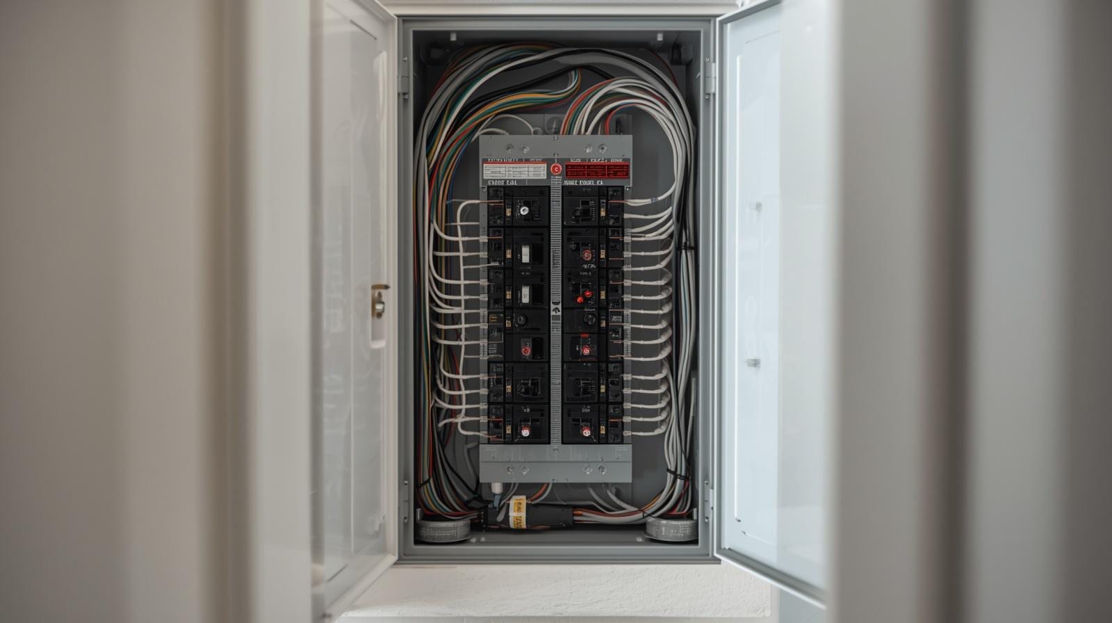 Old damaged Federal Pacific electrical panel needing replacement