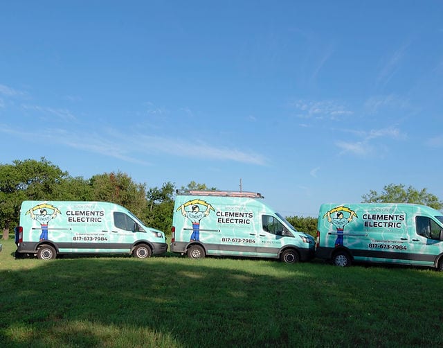 Clements Electric fleet ready for DFW service calls