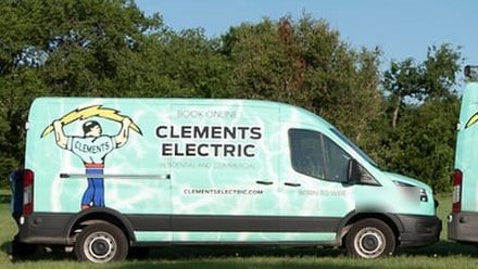 Clements Electric work van, Grand Prairie, Texas